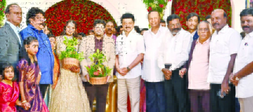 எஸ்.எஸ். பாலாஜி இல்ல மணவிழா வரவேற்பு : முதலமைச்சர் மு.க. ஸ்டாலின் வாழ்த்து ஆசிரியர் அறிக்கை