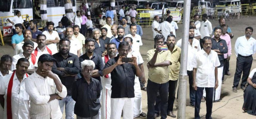 ஒன்றிய அரசின் மனுதர்ம யோஜனா திட்டத்தை எதிர்த்து தொடர் பரப்புரையை மேற்கொண்டுள்ள தமிழர் தலைவர் ஆசிரியர் உரைகேட்க திரண்டிருந்தோர் (நாகை, 25.10.2023) அரசியல்