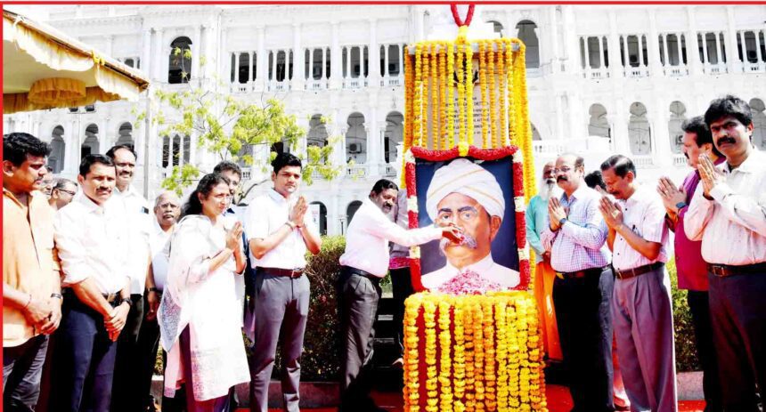 தமிழ்நாடு அரசின் சார்பில் சர்.பிட்டி.தியாகராயர் சிலைக்கு மலர் தூவி மரியாதை தமிழ்நாடு