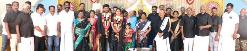 எ.இராவணன் - க.மதுமிதா வாழ்க்கை இணையேற்பு விழாவினைத் தமிழர் தலைவர் ஆசிரியர் நடத்தி வைத்தார் திராவிடர் கழகம்