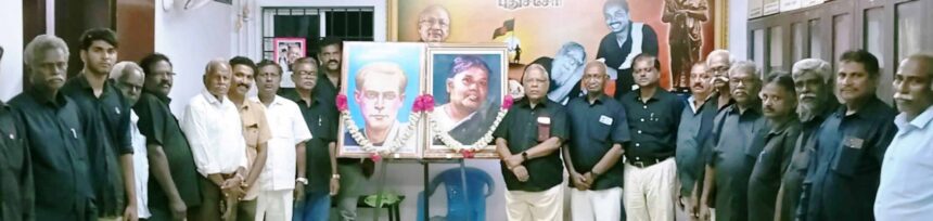 புதுச்சேரியில் அஞ்சா நெஞ்சன் பட்டுக்கோட்டை அழகிரி, அன்னை மணியம்மையார் படத்திறப்பு. திராவிடர் கழகம்