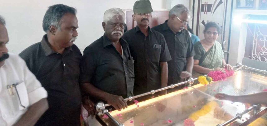 மதுரை நாடாளுமன்ற உறுப்பினர் சு.வெங்கடேசன் தந்தையார் மறைவு மறைவு
