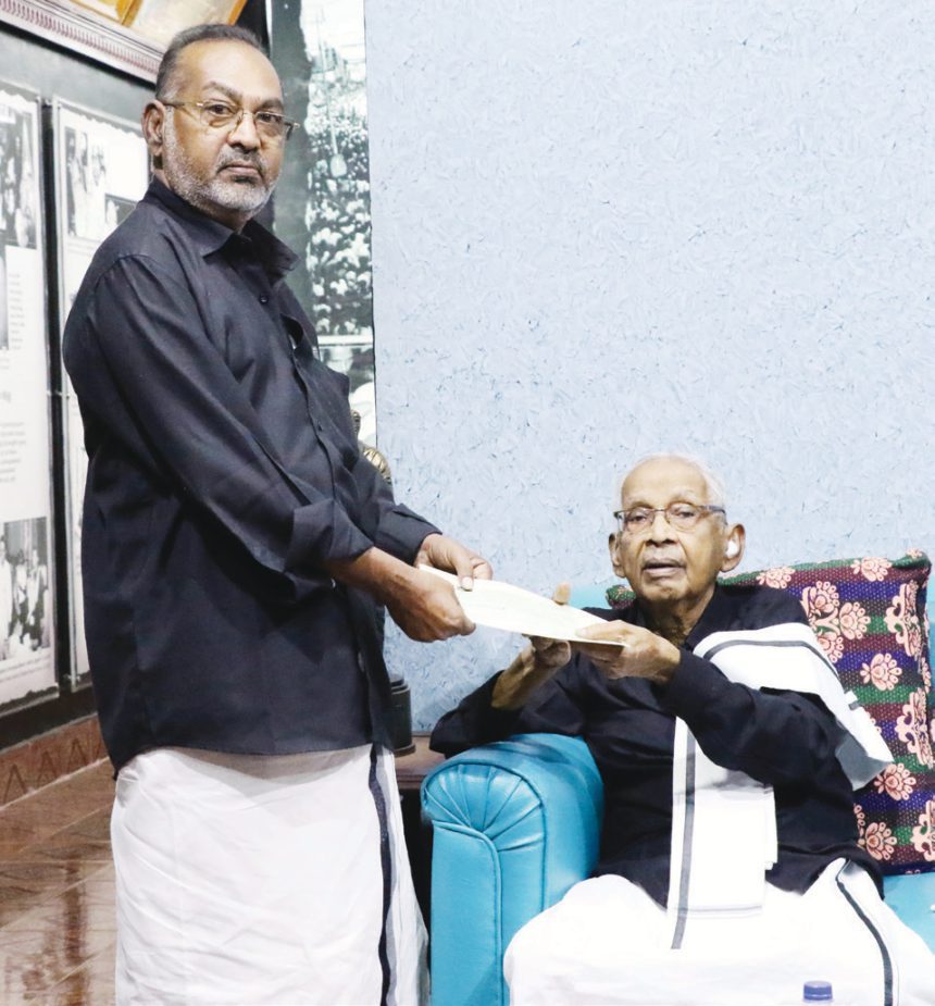 ‘விடுதலை’ சந்தா வழங்கல் திராவிடர் கழகம்