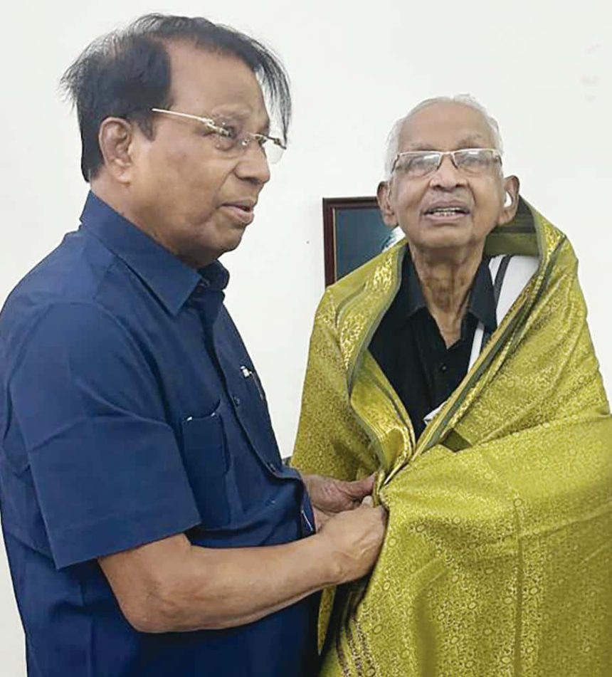 வி.அய்.டி. வேந்தர் ஜி.விசுவநாதன், தமிழர் தலைவருடன் சந்திப்பு! திராவிடர் கழகம்