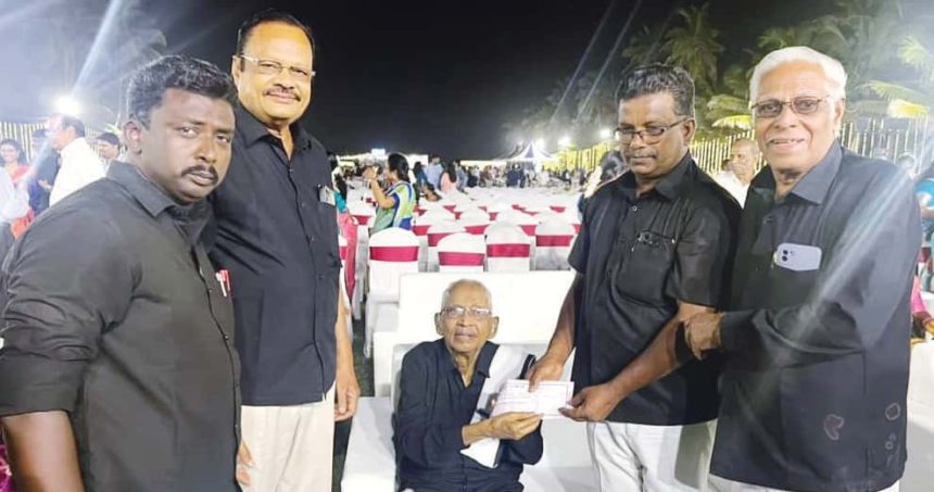 பிள்ளை & சன்ஸ் என்.சீனிவாசன் ரூ.50 ஆயிரம் நன்கொடை திராவிடர் கழகம்