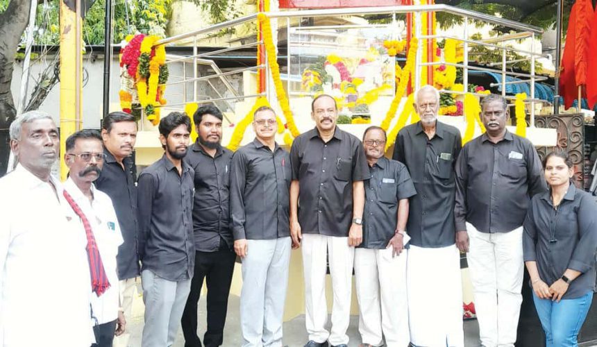 காஞ்சிபுரத்தில் புதுப்பிக்கப்பட்ட தந்தை பெரியார் சிலை வளாகம் திறப்பு திராவிடர் கழகம்