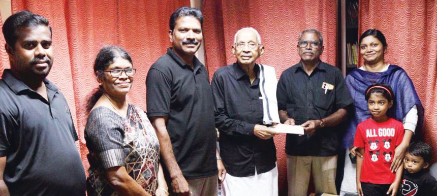ஆ. நடராசன் – இராசம்மாள் ஆகியோரின் நினைவாக பெரியார் உலகத்திற்கு ரூ.1 லட்சம் நன்கொடை