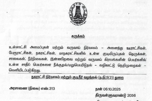 ஜாதிப்பெயர் ஒழிப்பு