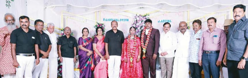 கேப்ரியல் டைசன் - அபீயாள் மணவிழா வரவேற்பு – கழகப் பொதுச் செயலாளர் வாழ்த்து திராவிடர் கழகம்