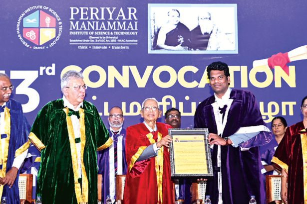 பெரியார் மணியம்மை அறிவியல் மற்றும் தொழில்நுட்ப நிறுவனத்தின் 33 ஆவது பட்டமளிப்பு விழா! பட்டமளிப்பு விழா