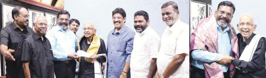 ‘பெரியார் உலக’த்திற்கு விடுதலைச் சிறுத்தைகள் கட்சியின் சார்பில் ரூ.10 லட்சம் திராவிடர் கழகம், மற்றவை