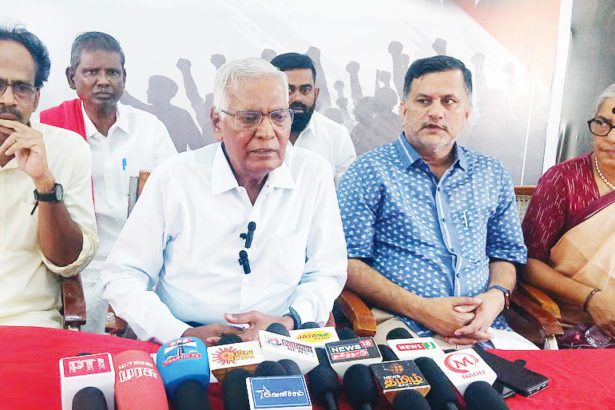 தேசிய செயலாளர் டி.ராஜா பேட்டி!