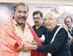 திராவிடர் கழகத் தலைவர், தமிழர் தலைவர் ஆசிரியர் பொன்னாடை அணிவித்து பாராட்டுகளைத் தெரிவித்தார். திராவிடர் கழகம்