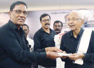 விழுப்புரம், உளுந்தூர்பேட்டையில் ‘பெரியார் உலக’த்திற்குத் தமிழர் தலைவரிடம் நன்கொடை வழங்கினர் (16.12.2025) நன்கொடை