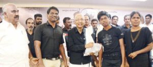 விழுப்புரம், உளுந்தூர்பேட்டையில் ‘பெரியார் உலக’த்திற்குத் தமிழர் தலைவரிடம் நன்கொடை வழங்கினர் (16.12.2025) நன்கொடை