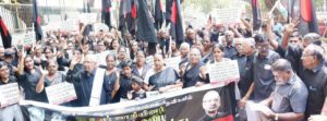 சென்னையில் ‘சாஸ்திரிபவன்’ முன்பு பெருந்திரள் ஆர்ப்பாட்டம்: தமிழர் தலைவர் ஆசிரியர் உள்பட தோழர்கள் கைது! தமிழ்நாடு