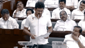 எதிர்க்கட்சி மீது முதலமைச்சர் எந்தவித ஆதாரமுமில்லாமல் குற்றம் சாட்டுவதா? பேரவையில் எதிர்க்கட்சித் தலைவர் உதயநிதி ஸ்டாலின் வெளிநடப்பு! தமிழ்நாடு