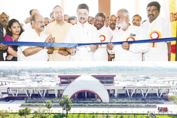 சென்னை - கிளாம்பாக்கத்தில் "கலைஞர் நூற்றாண்டு பேருந்து முனையத்தை" முதலமைச்சர் மு.க. ஸ்டாலின் திறந்து வைத்தார் தமிழ்நாடு