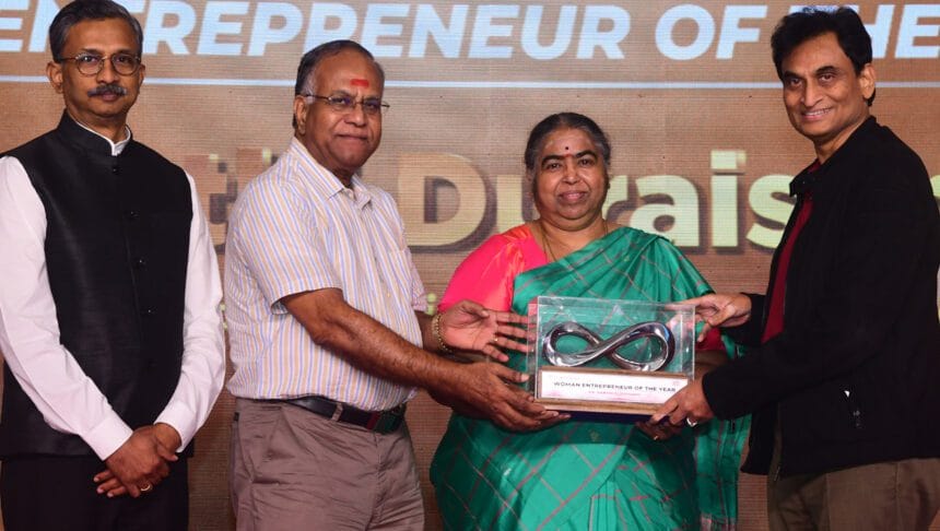 தமிழ்நாட்டுப் பெண் தொழில் முனைவோருக்கு விருது தமிழ்நாடு