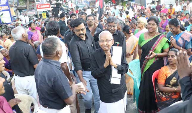 கண்டதும்! கேட்டதும்! தேர்தல் பரப்புரை முடிந்த பின்னும் பேசிக் கொண்டிருக்கிறார், ஆசிரியர்! திராவிடர் கழகம்