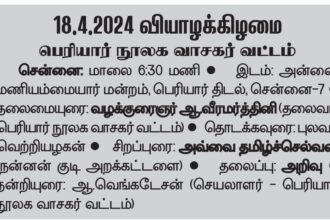 பெரியார் நூலக வாசகர் வட்டம்