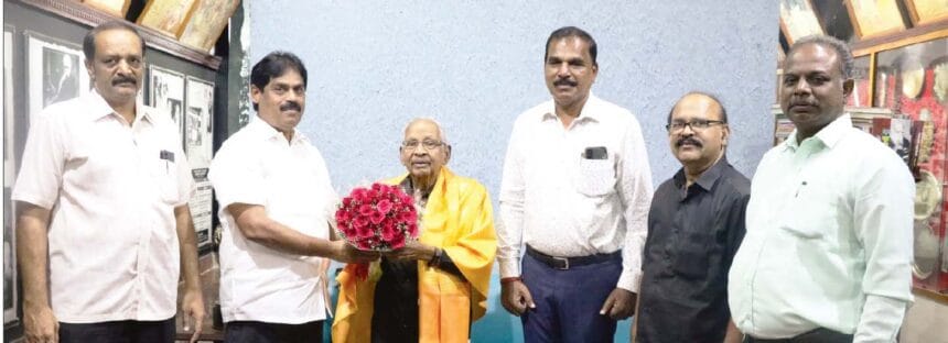 தமிழர் தலைவரைச் சந்தித்து வாழ்த்து திராவிடர் கழகம்