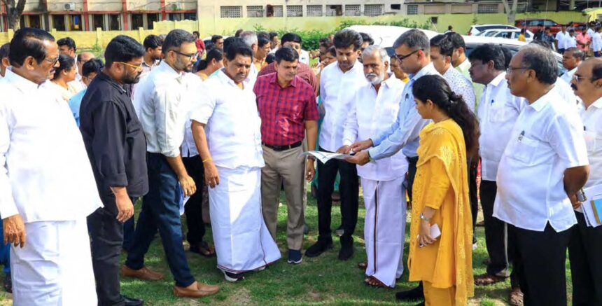 தமிழ்நாடு முதலமைச்சர் அவர்களின் நல்வழிகாட்டுதலின்படி வடசென்னை வளர்ச்சித் திட்டம் தமிழ்நாடு