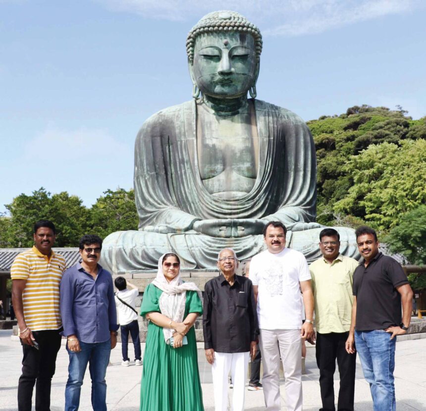 ஜப்பானில் – 2ஆவது பெரிய புத்தர் சிலையைப் பார்வையிட்டார் தமிழர் தலைவர் திராவிடர் கழகம்