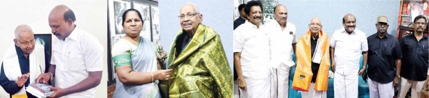 கி.வீரமணி, வாழ்த்து