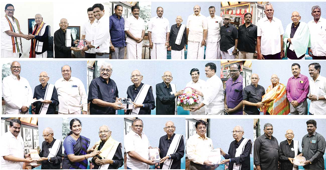 கி.வீரமணி, வாழ்த்து