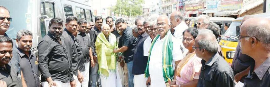 உடுமலைப்பேட்டைக்கு வருகை தந்த தமிழர் தலைவருக்கு உடுமலைப்பேட்டைக்கு வருகை தந்த தமிழர் தலைவருக்கு திராவிடர் கழகம்