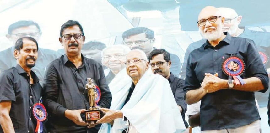 கோவை கு. இராமகிருட்டிணன் 75ஆம் ஆண்டு பவள விழா – தமிழர் தலைவர் வாழ்த்து திராவிடர் கழகம்