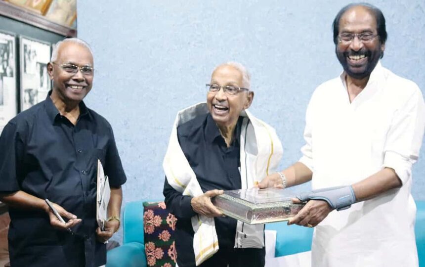 திருச்சி சிவாவுக்குத் தமிழர் தலைவர் வாழ்த்து! திராவிடர் கழகம்