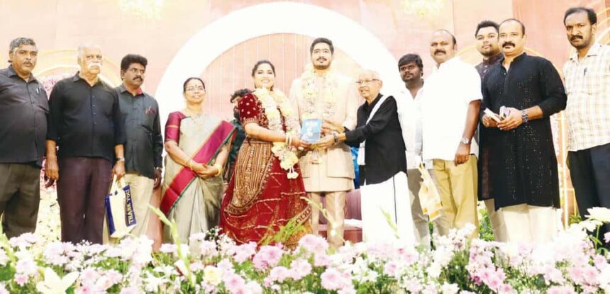 சட்டமன்ற உறுப்பினர் மயிலை த. வேலு இல்ல மண விழா – தமிழர் தலைவர் வாழ்த்து திராவிடர் கழகம்