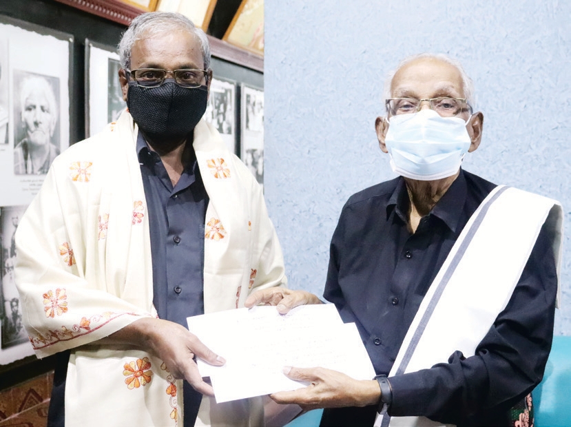 ‘பெரியார் உலக’த்திற்கு நன்கொடை நன்கொடை