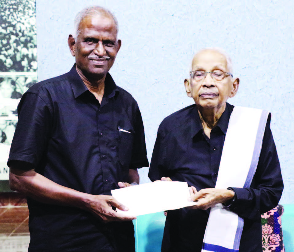 தமிழர் தலைவருடன் சந்திப்பு நன்கொடை