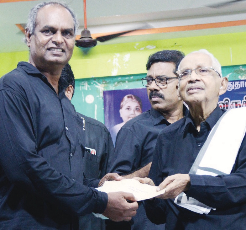 விருத்தாசலம் மாவட்ட கழகத்தின் சார்பில் (15.10.2025) திராவிடர் கழகம், நன்கொடை