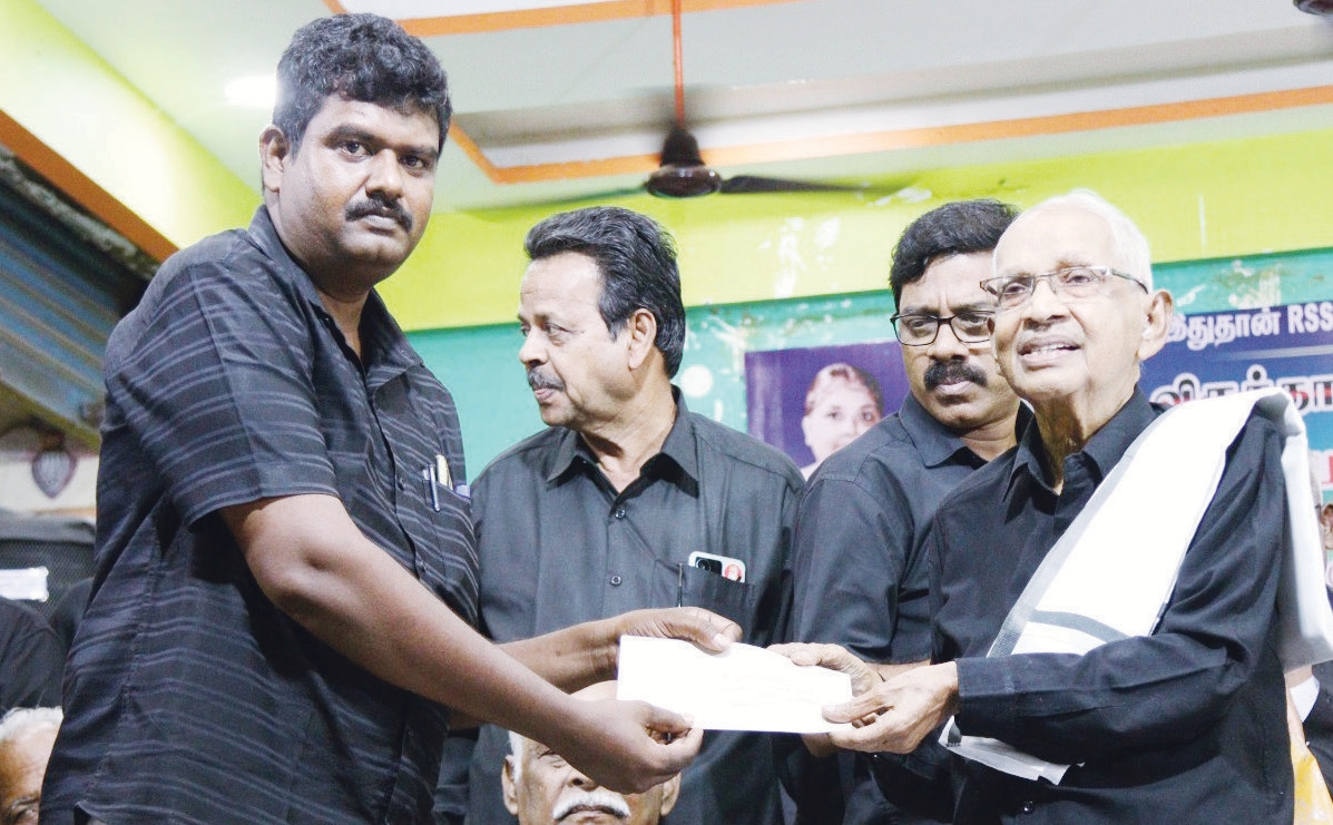 விருத்தாசலம் மாவட்ட கழகத்தின் சார்பில் (15.10.2025) திராவிடர் கழகம், நன்கொடை