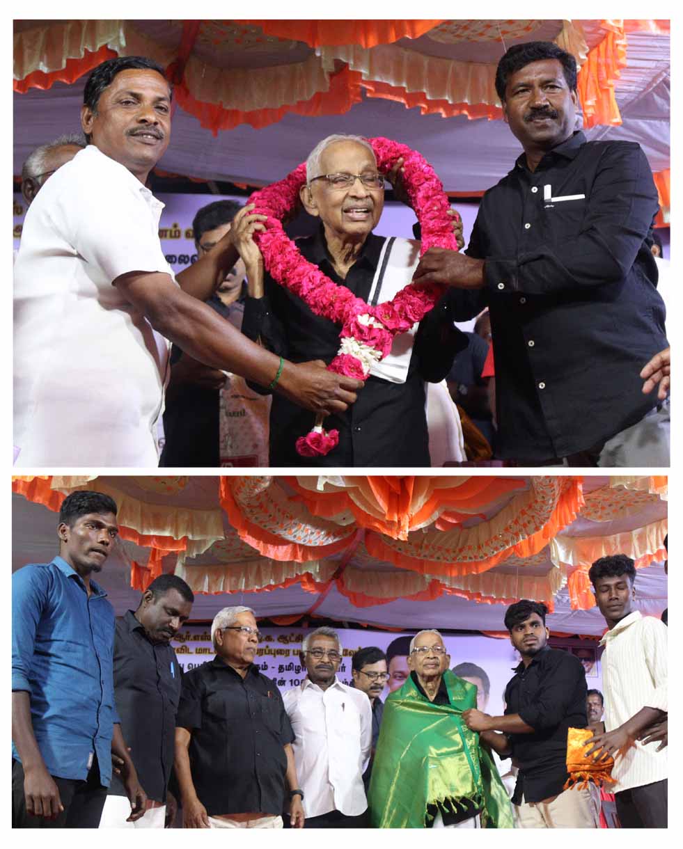 அமைச்சர், சட்டமன்ற உறுப்பினர்கள், துணை மேயர் தமிழர் தலைவருக்கு பொன்னாடை அணிவித்து உற்சாக வரவேற்பு - வடக்குத்து (9.12.2025 திராவிடர் கழகம்