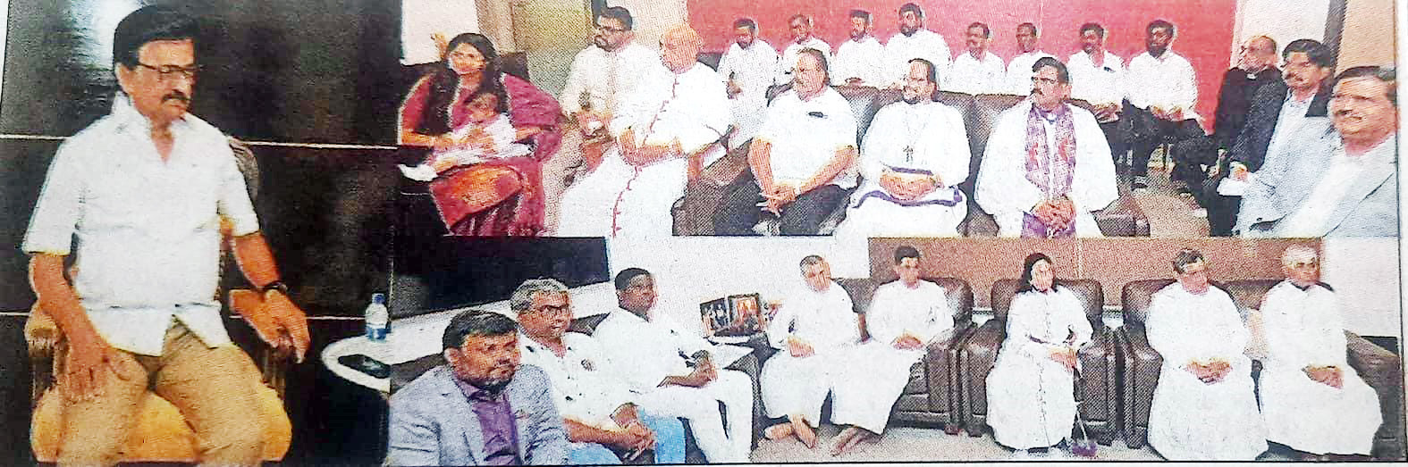 முதல் அமைச்சரை சந்தித்து ஆதரவு தெரிவித்த 40 பேராயர்கள்!