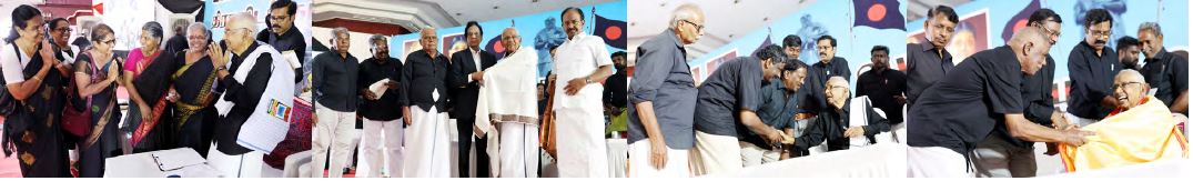 திராவிடர் கழகப் பொதுக் குழுவில், கழகத்தில் இணைந்த புதிய இளைஞர்கள் 'விடுதலை' சந்தா, நன்கொடையை தமிழர் தலைவரிடம் வழங்கினர் (சேலம், 4.7.2026) நன்கொடை