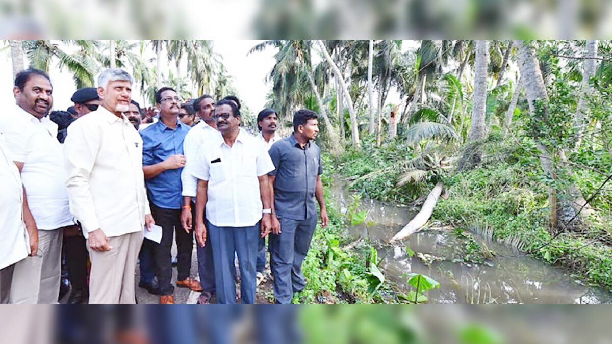 அர்னாப் புயலால் ஆந்திர மாநிலத்திற்கு ரூ.4,600 கோடி இழப்பு, ஒன்றியக் குழு நாளை ஆய்வு : சந்திரபாபு நாயுடு அறிவிப்பு